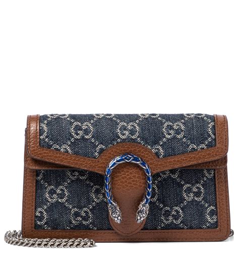 gucci denim super mini|Gucci dionysus bag.